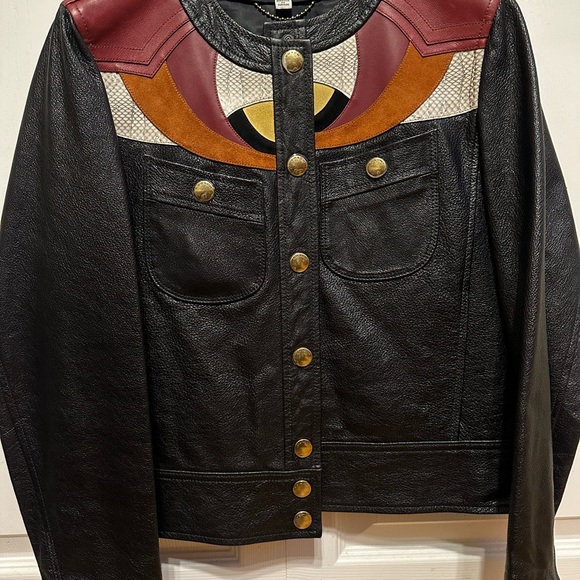 COACH LEATHER JACKET - Picture 4 of 5